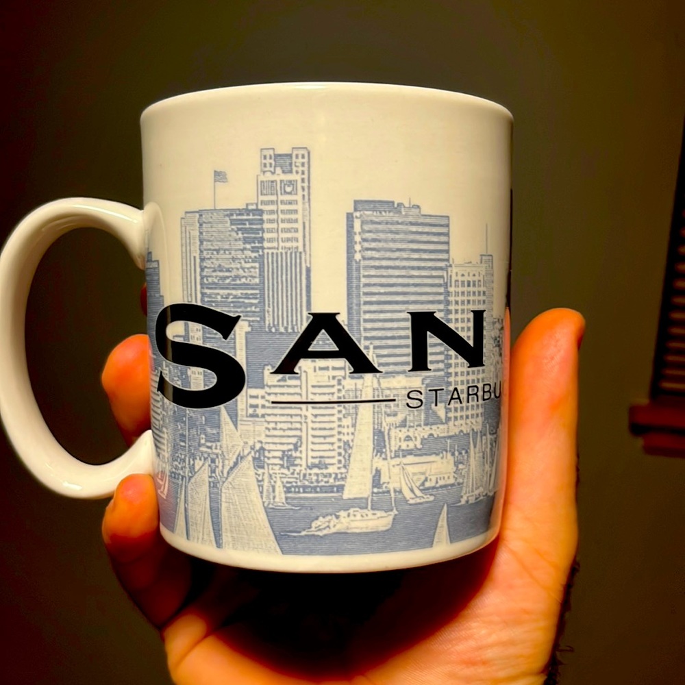 Starbucks vintage 2002 Skyline series one San Diego mug